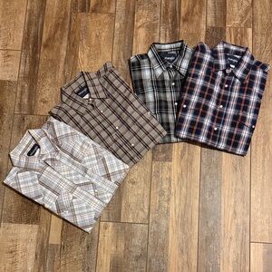 Wrangler Men's Casual Plaid Shirts